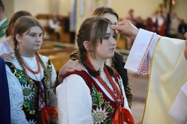 Bierzmowanie w Ochotnicy Górnej