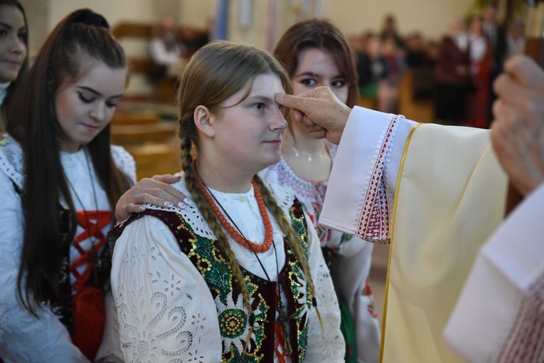 Bierzmowanie w Ochotnicy Górnej