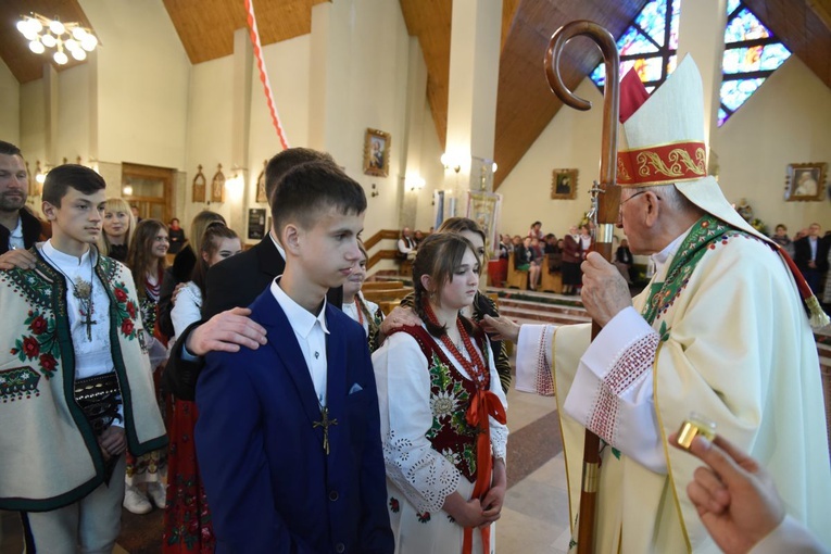 Bierzmowanie w Ochotnicy Górnej