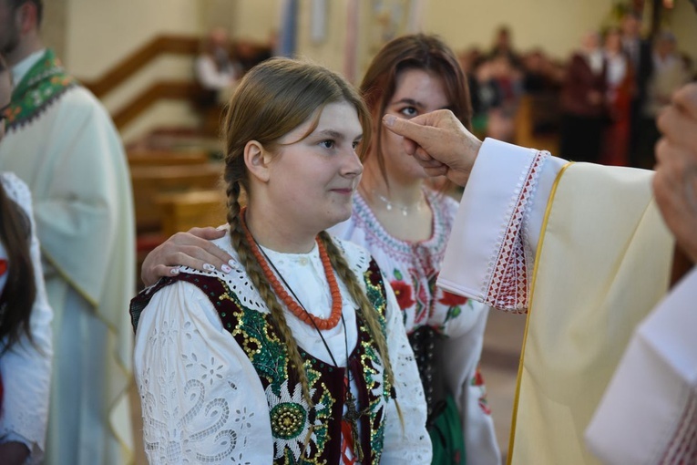 Bierzmowanie w Ochotnicy Górnej