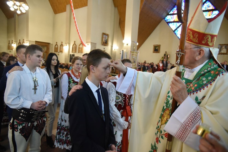 Bierzmowanie w Ochotnicy Górnej