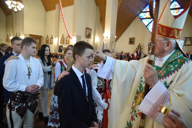 Bierzmowanie w Ochotnicy Górnej