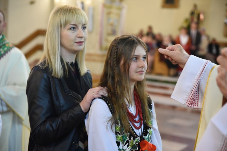 Bierzmowanie w Ochotnicy Górnej