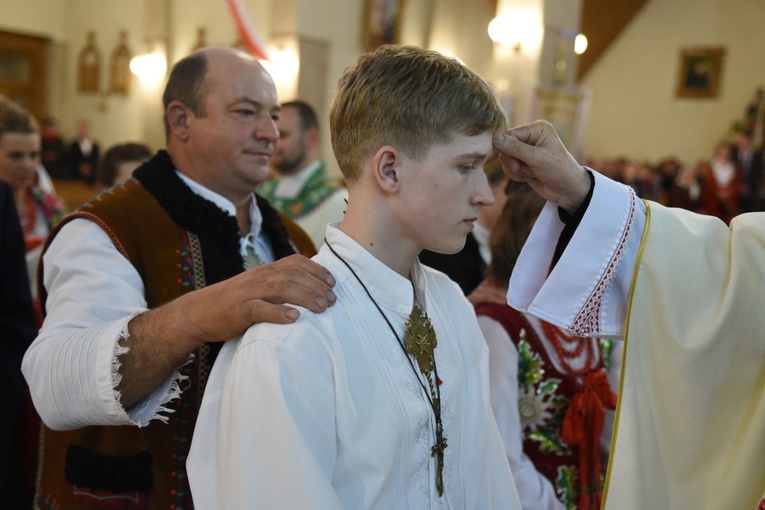 Bierzmowanie w Ochotnicy Górnej