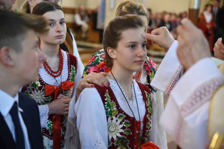 Bierzmowanie w Ochotnicy Górnej