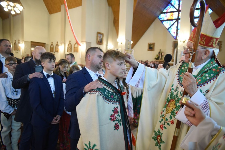 Bierzmowanie w Ochotnicy Górnej