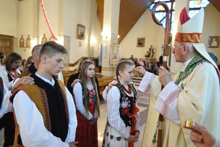 Bierzmowanie w Ochotnicy Górnej