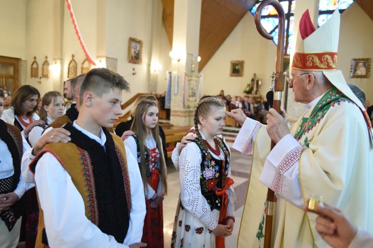 Bierzmowanie w Ochotnicy Górnej