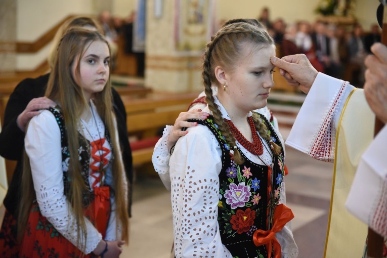 Bierzmowanie w Ochotnicy Górnej