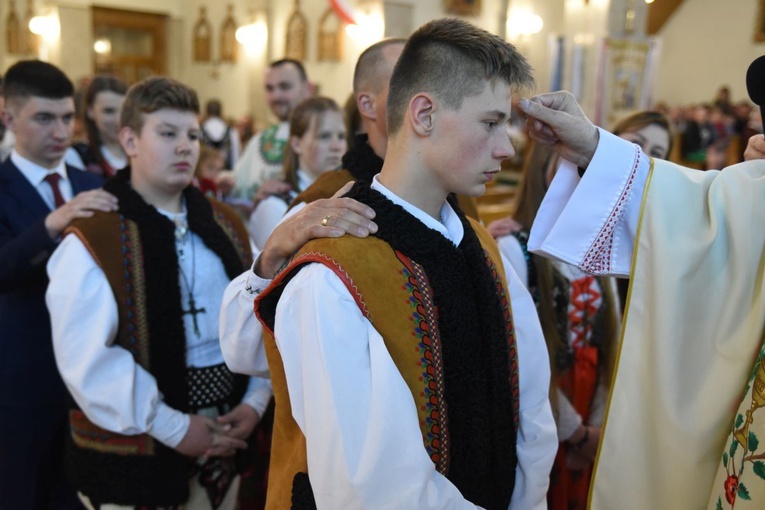 Bierzmowanie w Ochotnicy Górnej