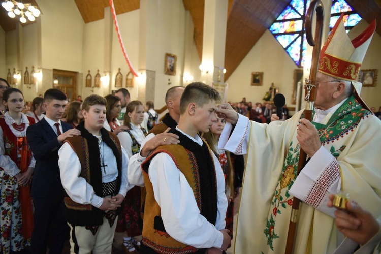 Bierzmowanie w Ochotnicy Górnej