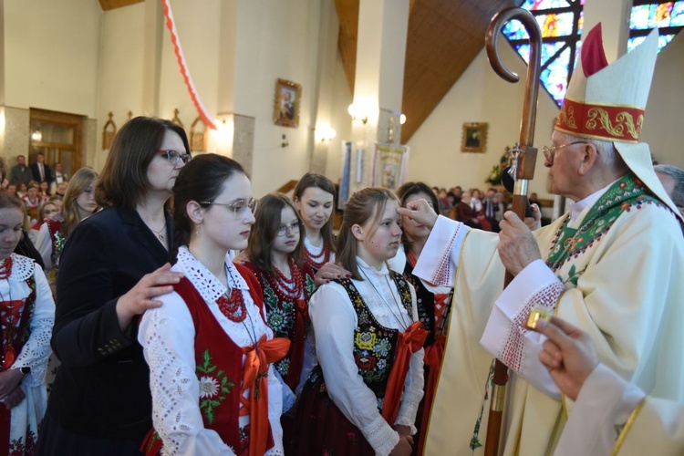 Bierzmowanie w Ochotnicy Górnej