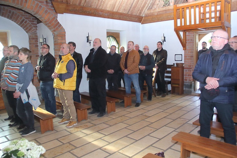 Roman Zięba na Górze Polanowskiej