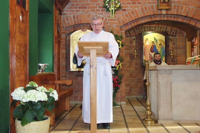 Roman Zięba na Górze Polanowskiej