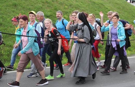 Wysoka znów powitała pielgrzymów łagiewnickich - 2022