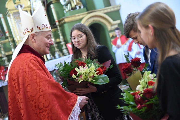 Bierzmowanie w Borzęcinie