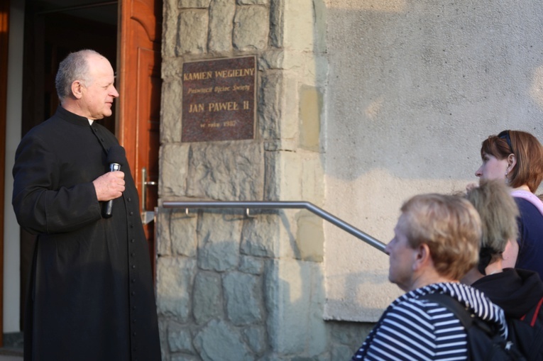 Powitanie łagiewnickich pielgrzymów w Nidku - 2022