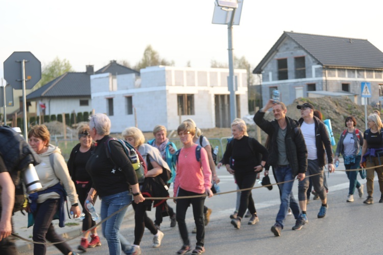 Powitanie łagiewnickich pielgrzymów w Nidku - 2022