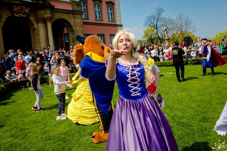 Zamek Książ. Festiwal Kwiatów przyciągnął tłumy