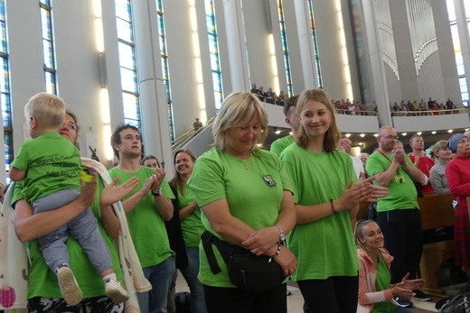 Msza św. pielgrzymów łagiewnickich w sanktuarium Bożego Miłosierdzia - 2022