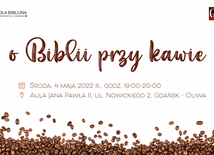 Spotkanie "O Biblii przy kawie" w Gdańsku - zaproszenie