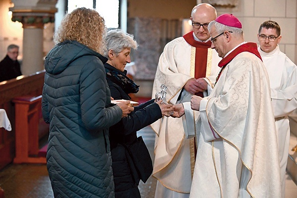 ▲	Eucharystii przewodniczył biskup świdnicki Marek Mendyk.