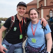 Ania Rzyman (na zdjęciu z klerykiem Mateuszem Michalikiem) w Wysokiej.