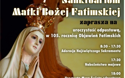 Odpust w gdańskim sanktuarium Matki Bożej Fatimskiej - zaproszenie