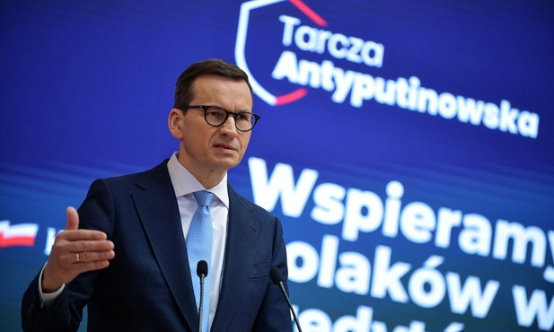 Premier: Absolutnie i zdecydowanie opowiadamy się za bardzo posuniętymi sankcjami wobec Rosji