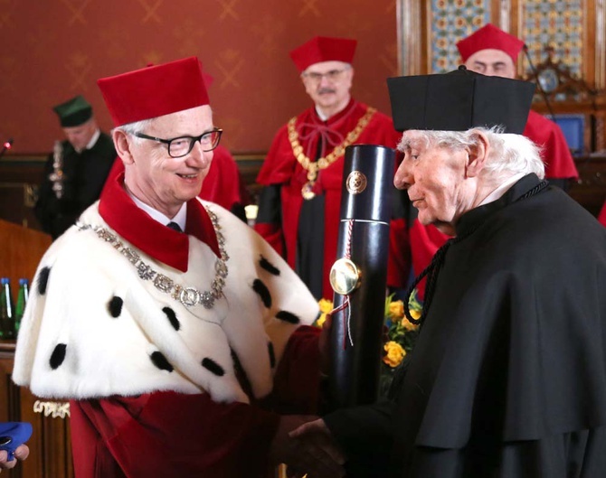 Doktorat honoris causa UJ dla Wiesława Myśliwskiego