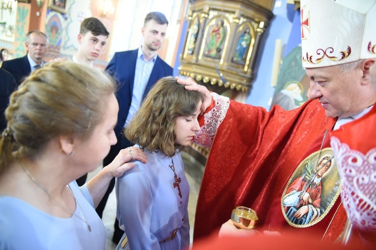 Bierzmowanie w Nowym Sączu Biegonicach