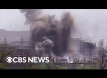 Explosion rocks Azovstal steelworks in Mariupol, Ukraine