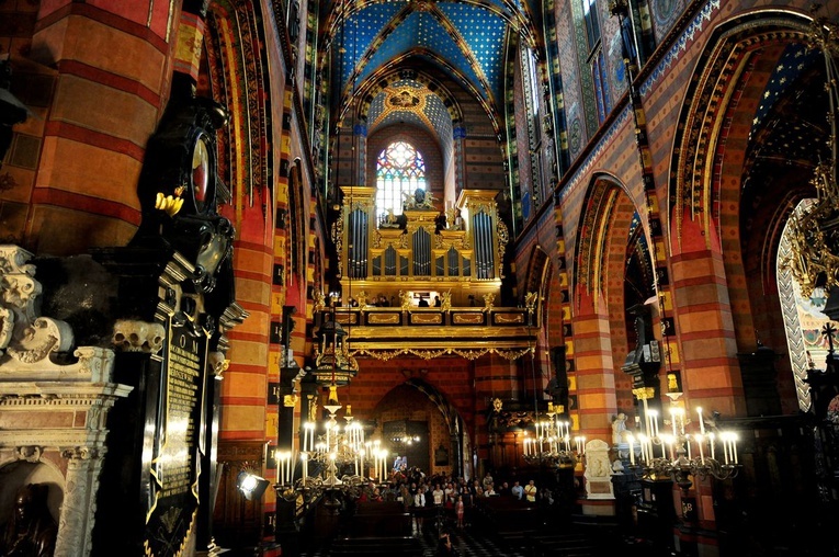 Poświęcenie organów w bazylice Mariackiej