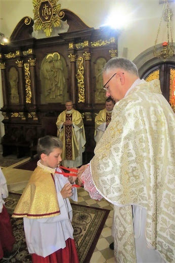 Błogosławieństwo ministrantów w Limanowej