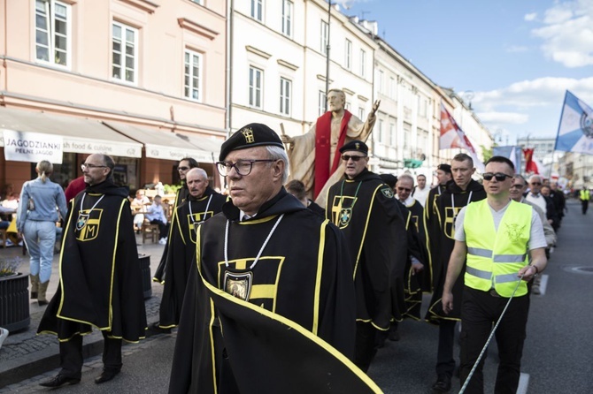 Wielka procesja różańcowa. Za Polskę