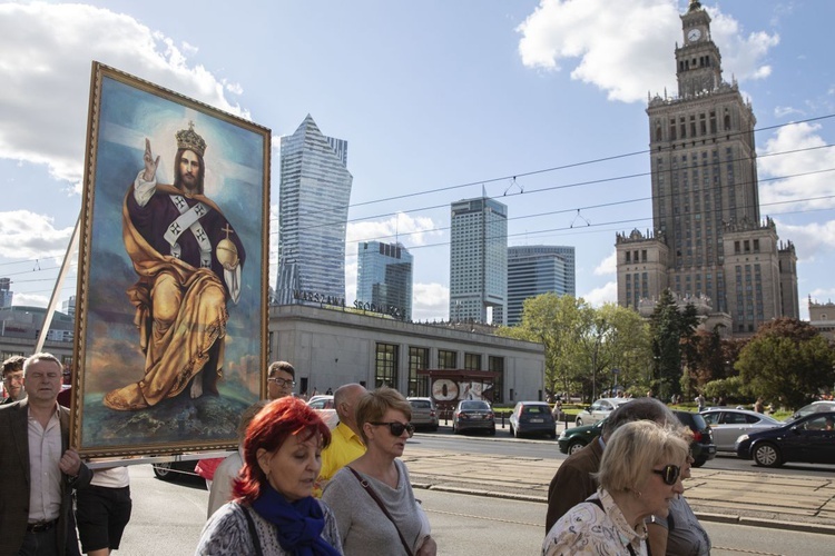 Wielka procesja różańcowa. Za Polskę