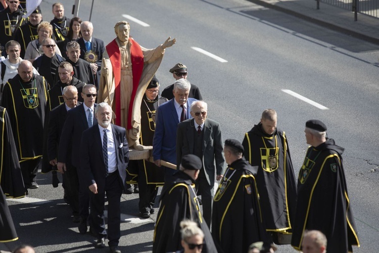 Wielka procesja różańcowa. Za Polskę