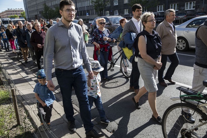 Wielka procesja różańcowa. Za Polskę