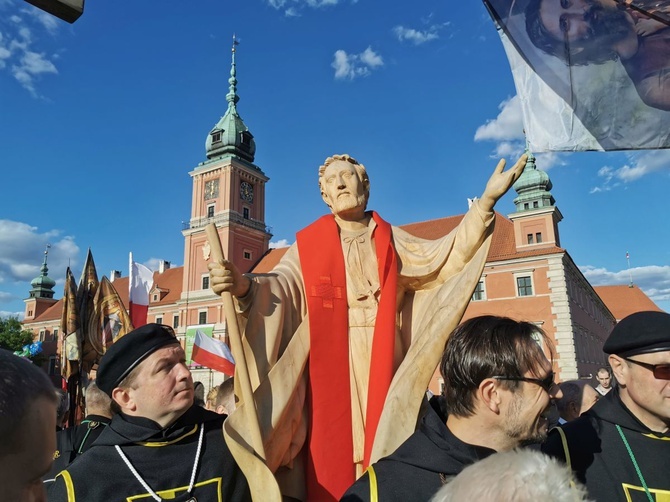 Wielka procesja różańcowa. Za Polskę