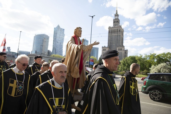 Wielka procesja różańcowa. Za Polskę