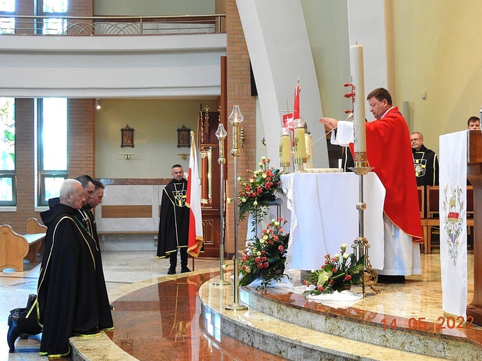 Dzień skupienia Rycerzy św. Jana Pawła II w Nowym Sączu