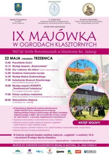 Trzebnica. IX Majówka w Ogrodach Klasztornych