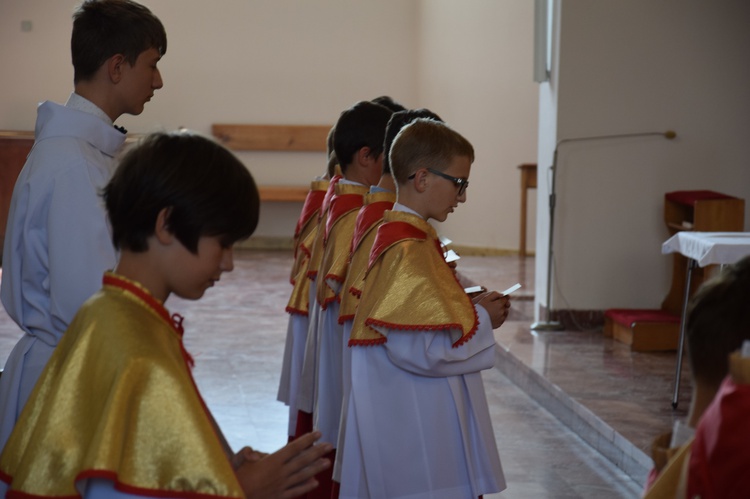 Dobra. Błogosławieństwo nowych ministrantów