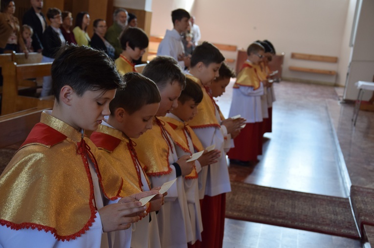 Dobra. Błogosławieństwo nowych ministrantów