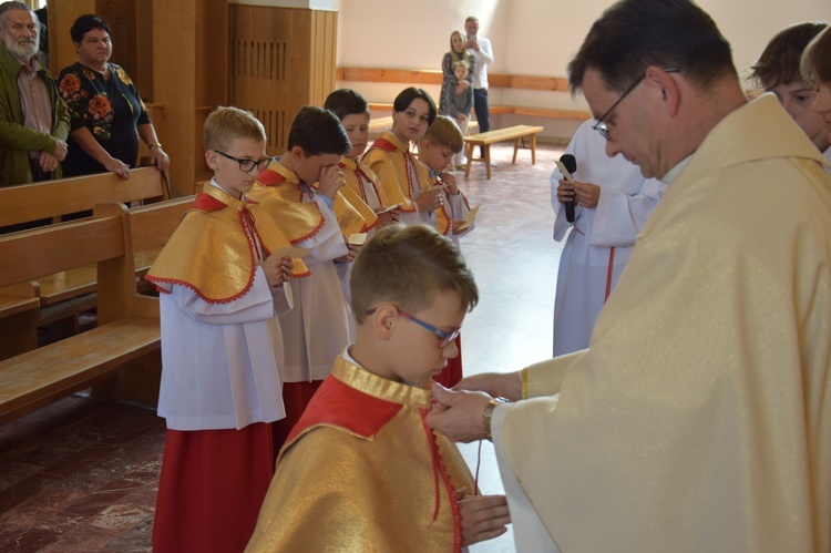 Dobra. Błogosławieństwo nowych ministrantów