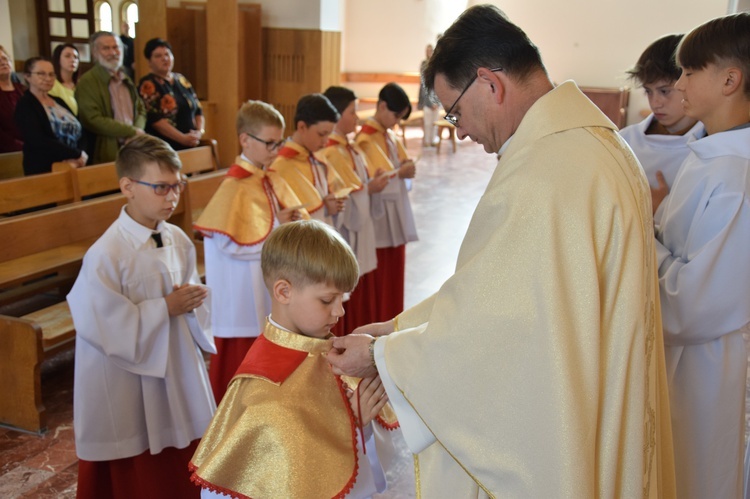 Dobra. Błogosławieństwo nowych ministrantów