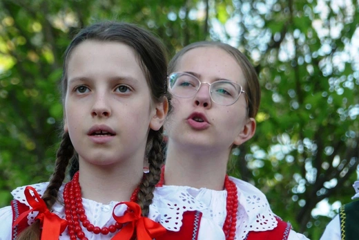 Dziękczynny koncert "Małego Haśnika" z Żabnicy dla Matki Bożej w Leśnej