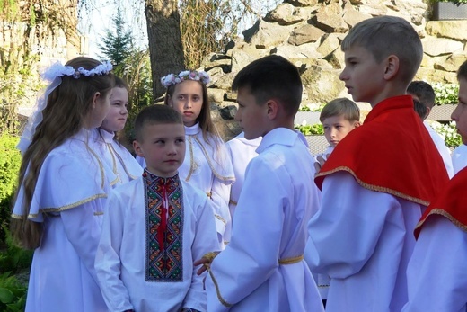 Dziękczynny koncert "Małego Haśnika" z Żabnicy dla Matki Bożej w Leśnej