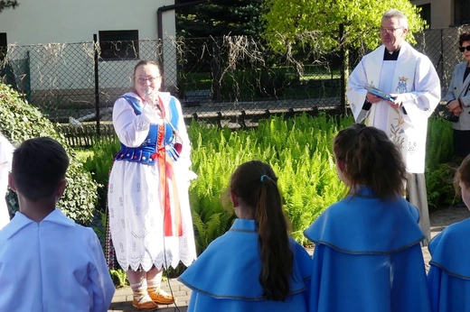 Dziękczynny koncert "Małego Haśnika" z Żabnicy dla Matki Bożej w Leśnej