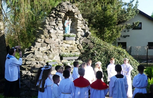 Dziękczynny koncert "Małego Haśnika" z Żabnicy dla Matki Bożej w Leśnej